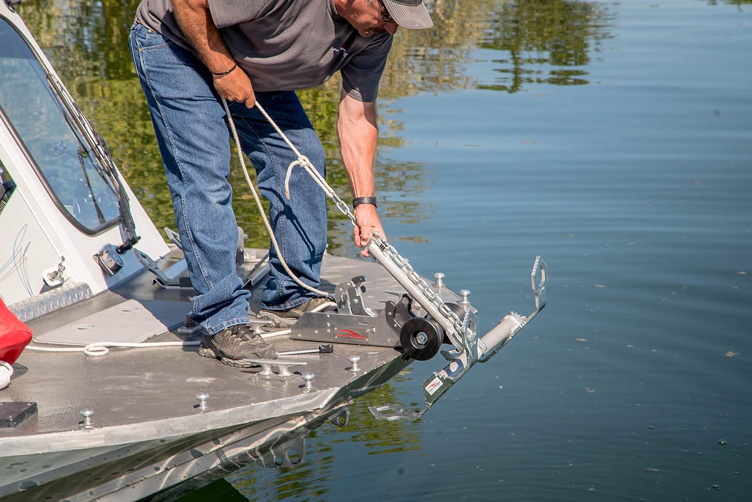 Fish Fighter® Extreme Duty™ (XD) Bow Mount Anchor Nest | Made from Heavy-Duty Military/Marine Grade Aluminum | Made in Idaho, USA