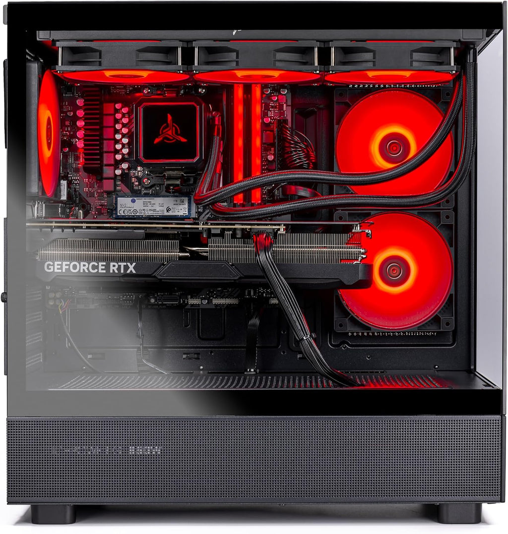 Skytech Azure Gaming PC Desktop, Ryzen 7 7700 3.8 GHz (5.3GHz Turbo Boost), NVIDIA RTX 5070 12GB GDDR7, 1TB Gen4 NVMe SSD, 32GB DDR5 RAM 6000 RGB, 850W Gold PSU, Wi-Fi, Win 11