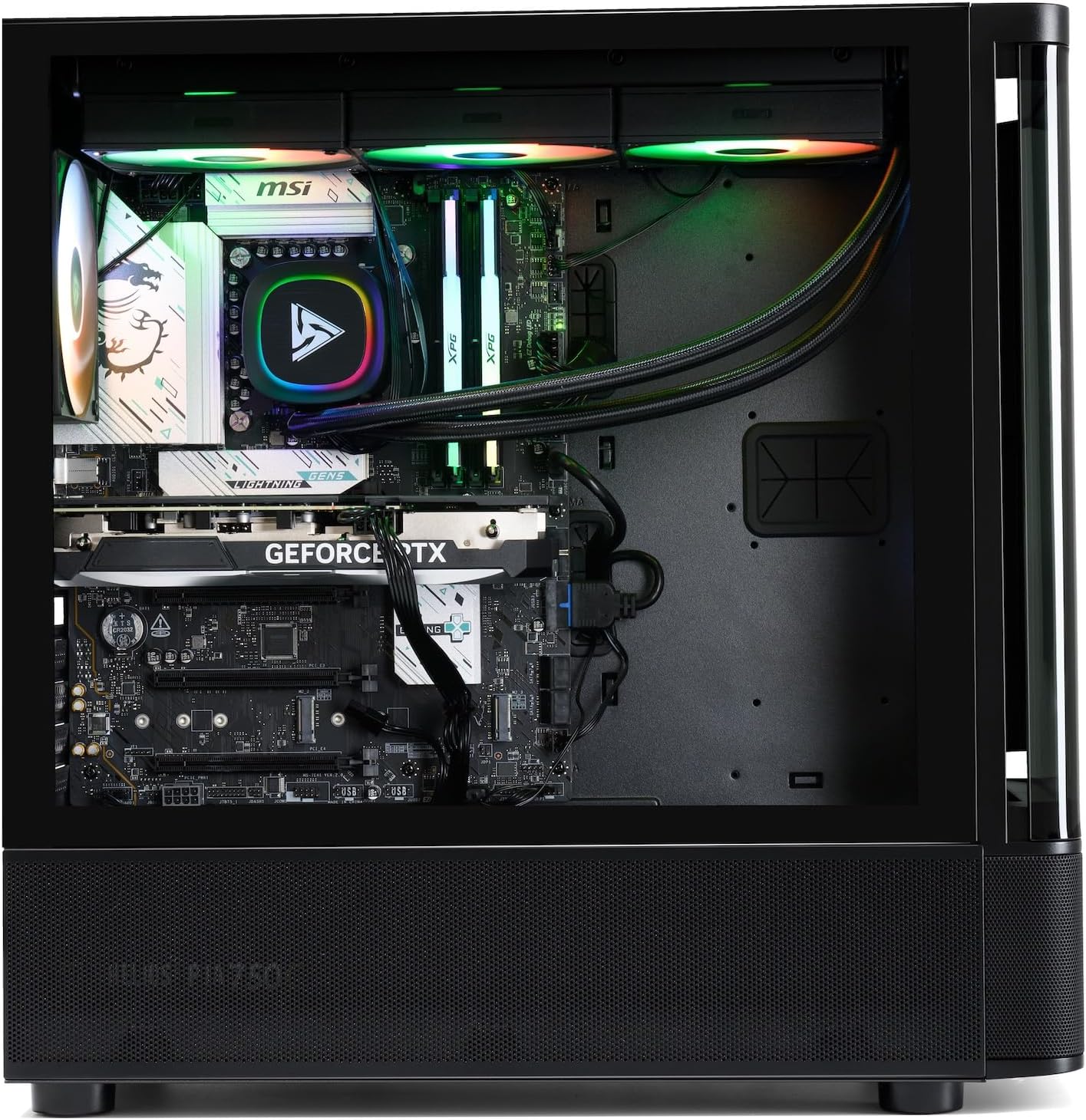 STORMCRAFT Skyhawk PRO Gaming PC - Ryzen 7 7800X3D up to 5.0GHz | RTX 5070 Ti 16 GB GDDR7 | 32GB DDR5 RGB 6000MHz| 1TB NVMe Gen4 SSD | AMD B850 Chipset | 360mm AIO | 850W Gold PSU | Win 11 Home