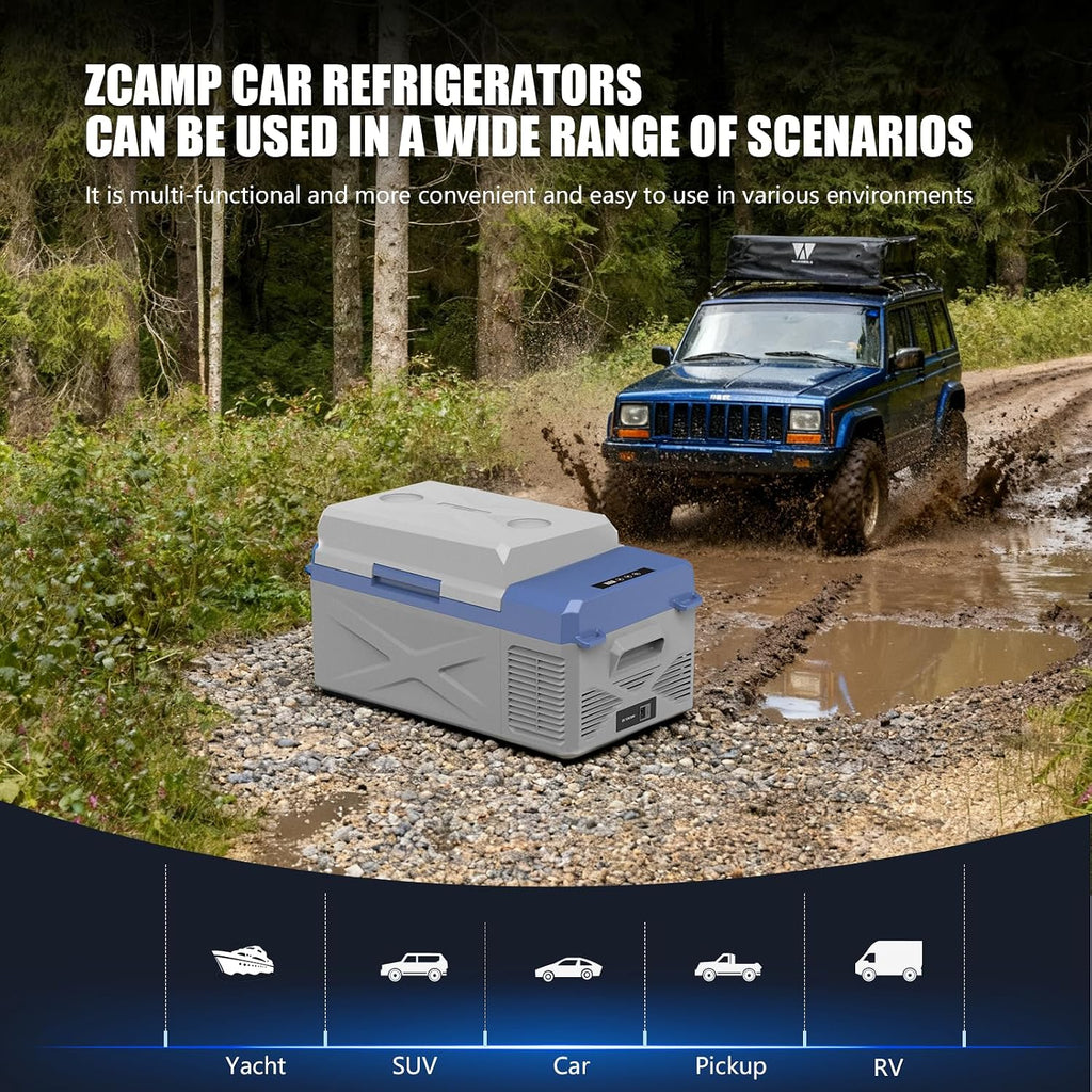 X20 12 Volt Refrigerator,Mini Portable Freezer,20 Quart(19L) Electric Cooler,12V Car Fridge APP Control,12/24V DC 100-240V AC for Ourdoor, Camping, Travel, Truck,RV, Boat -4℉~68℉