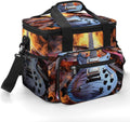 Insulated Camping Cooler Bag, Magic Electric Guitar Music Print Ice Pack with Leakproof Lining 22.5L Capacity Portable Thermal Bag for Camping,Picnic