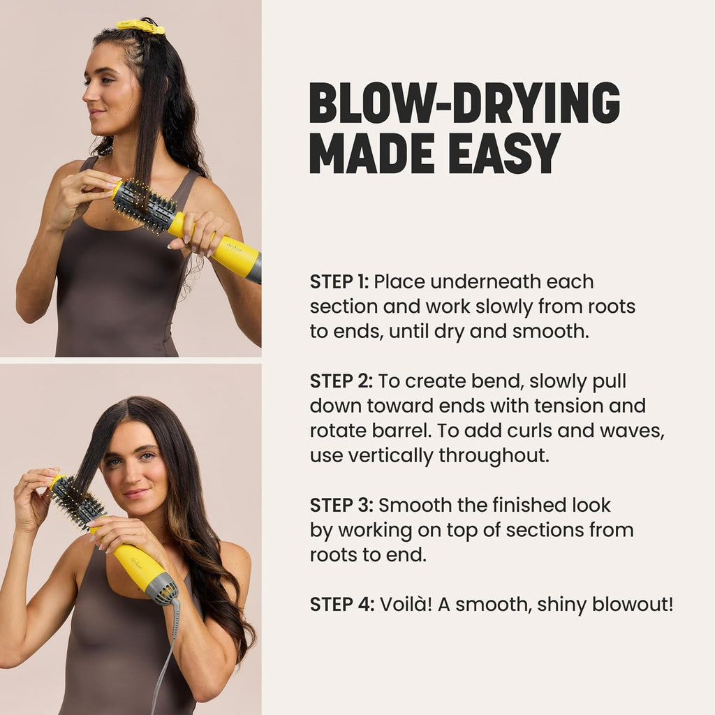 Drybar Blow-Dryer Shot Collection | Faster Blowouts with Tons of Volume and Less Frizz | Choose The Barrel Size Best for Your Hair Length and Desired Style