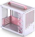 JONSBO/JONSPLUS Z20 Pink/White Micro-ATX Mini Tower Pc Case,with Detachable Carrying Handle, Mini Size, High-Performance Hardware Compatible, Support 240AIO, H160mm Cooler