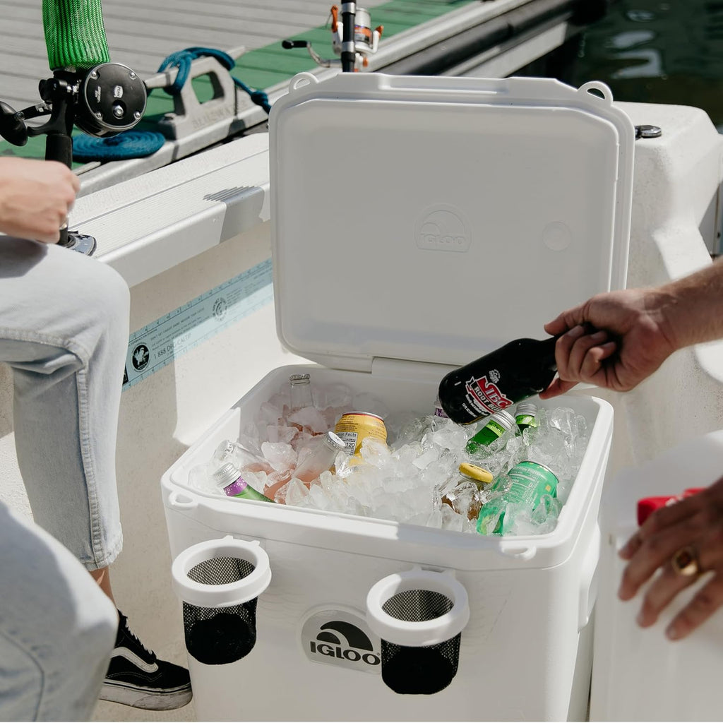 Igloo Marine Cooler | Insulated Hard Shell Ice Chest |Great for Fishing, Camping, Boating, & More