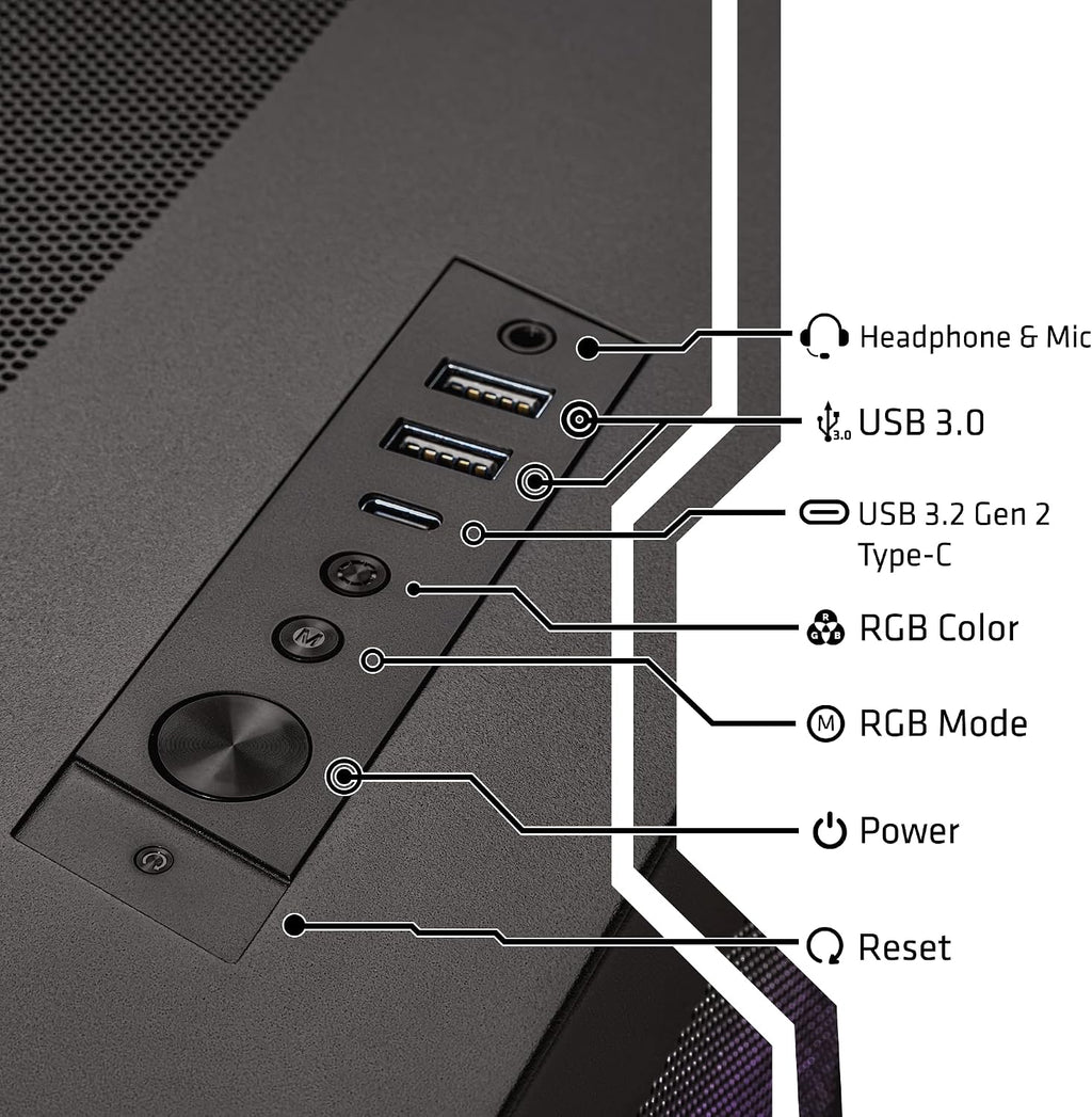 CLX Horus Gaming PC - AMD Ryzen 9 9950X3D 4.3GHz, GeForce RTX 5080, 360mm Tryx AIO, 96GB DDR5 RGB Memory, 4TB 990 EVO M.2, WiFi, Win 11 Home, Black, AI-Accelerated
