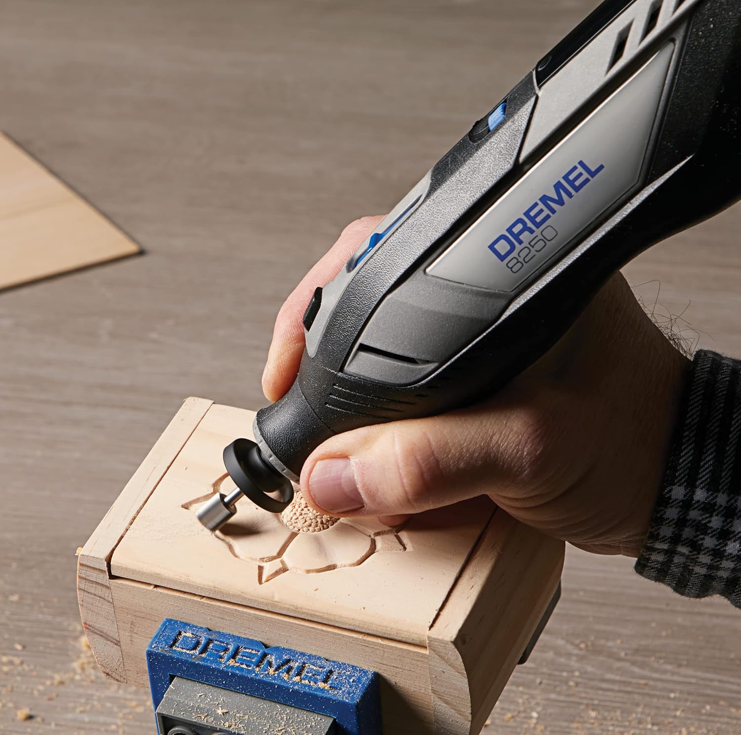 Dremel 8250-5 12V Lithium-Ion Variable Speed Cordless Rotary Tool with Brushless Motor - 5 Rotary Tool Accessories, 3Ah Battery, Charger, and Tool Bag