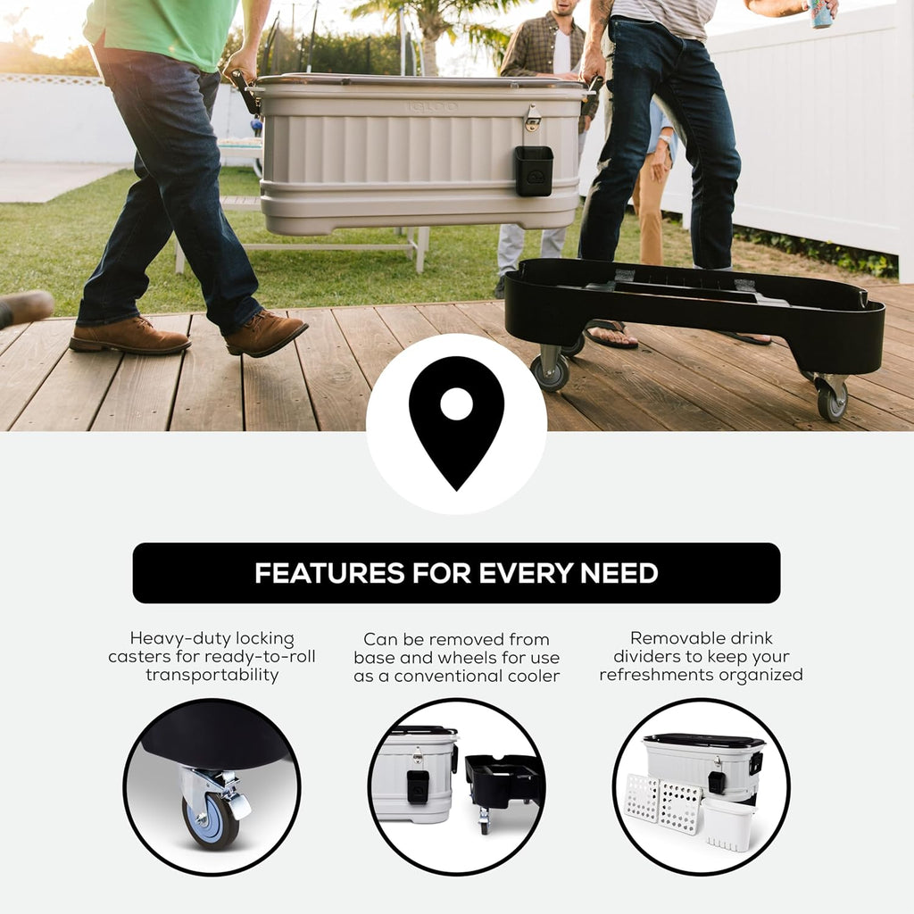 Igloo Hard Cooler | Polar & Party Bar Series | Insulated Ice Chests