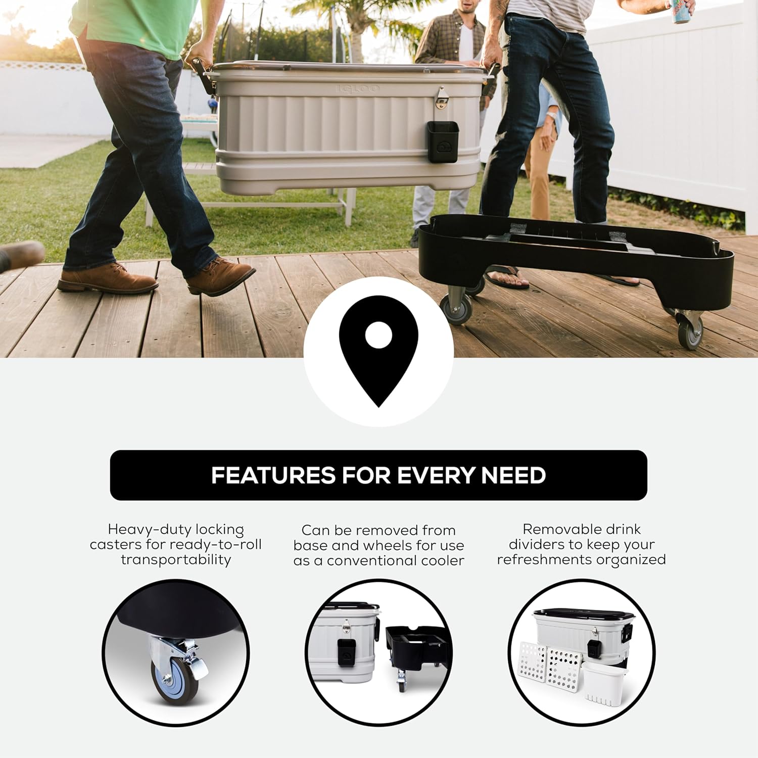 Igloo Hard Cooler | Polar & Party Bar Series | Insulated Ice Chests