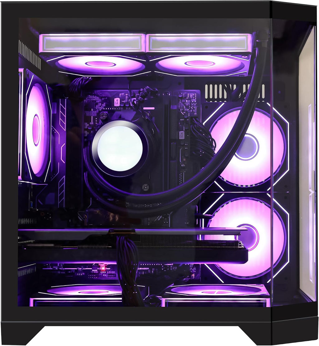 Ocean of Stars AI Gaming PC - Desktop - AMD Ryzen 7 9700X 8-Core 3.8GHz- RTX 5060 8GB- 16GB DDR5 RAM 6000MHz-1TB PCIe SSD- 850W PSU-WiFi & Bluetooth - Windows 11 Desktop Computer-Black