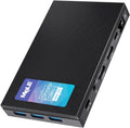MeLE Quieter3C Fanless Mini PC, Celeron N5105, 8GB RAM, 128GB Storage, Full-Function USB-C, WiFi 5, Support Triple Screen Display, Slim Desktop on Industrial, Home, Office