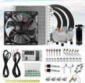 12V automobile air conditioner electric compressor, applicable to refitting automobile air conditioning system, no oil consumption air conditioning compressor kit 12V DC air conditioning unit