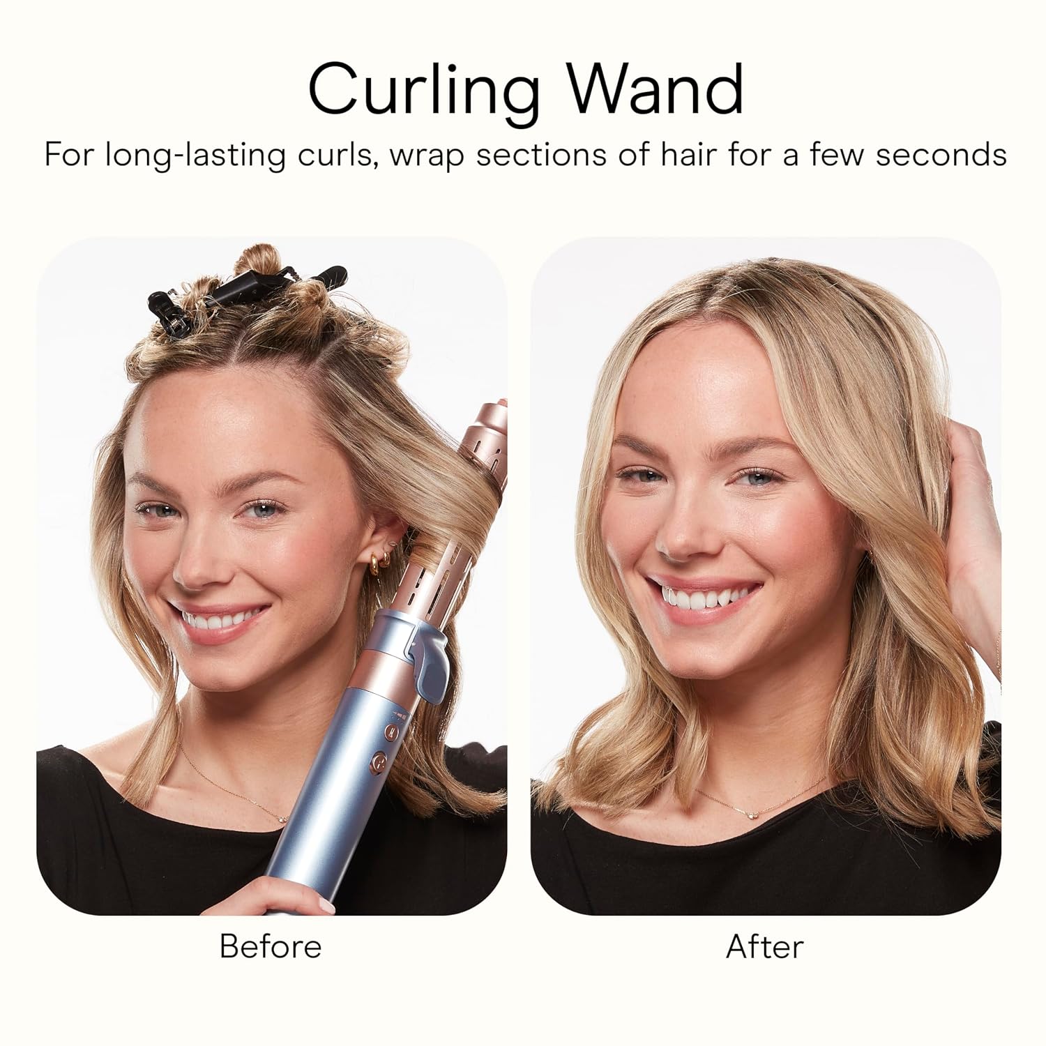 INFINITIPRO by CONAIR DigitalAIRE Multi Hair Styler, Air Styling System for Curls, Waves, Blowouts & Volume, 4 Attachments to Personalize Your Look Plus Storage Bag, Light Blue