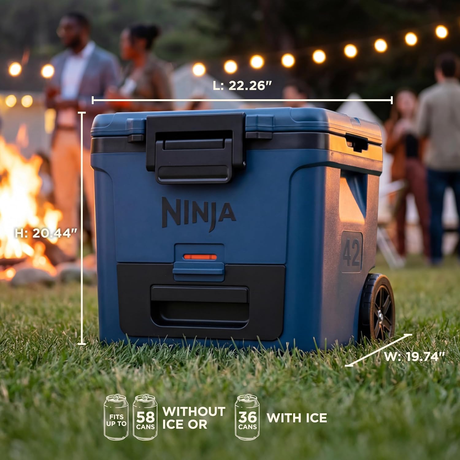 Ninja FrostVault 30QT Cooler with Wheels