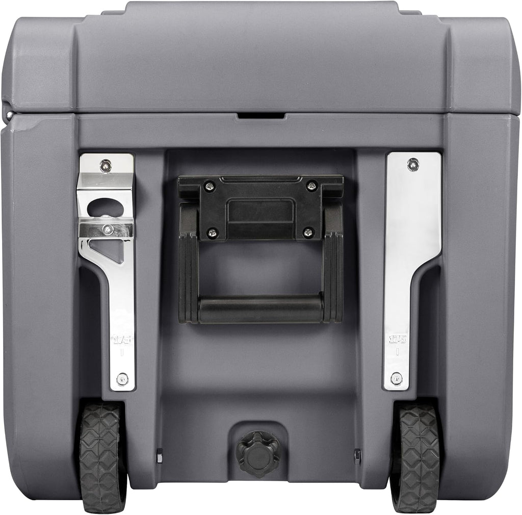 SRX-175 Overlanding Cargo Case – 175L Waterproof Storage Box for Camping, Off-Road & Truck Bed Gear – Heavy-Duty Lockable Storage with Gas Strut Lid, Stackable Design & Interior Organizer Tray (Gray)