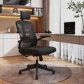 balmstar Office Chair Desk Chair, Ergonomic Mesh Computer Chair with 90-130° Recline & 360° Smooth-Rolling Casters, Adjustable Lumbar Support Task Chair, Comfortable for Women, Teens(A-All Black)
