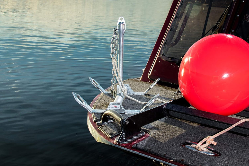 Folding Boat Anchor - 26 LB | Galvanized Breakaway River Boat Anchor | Columbia River Edition