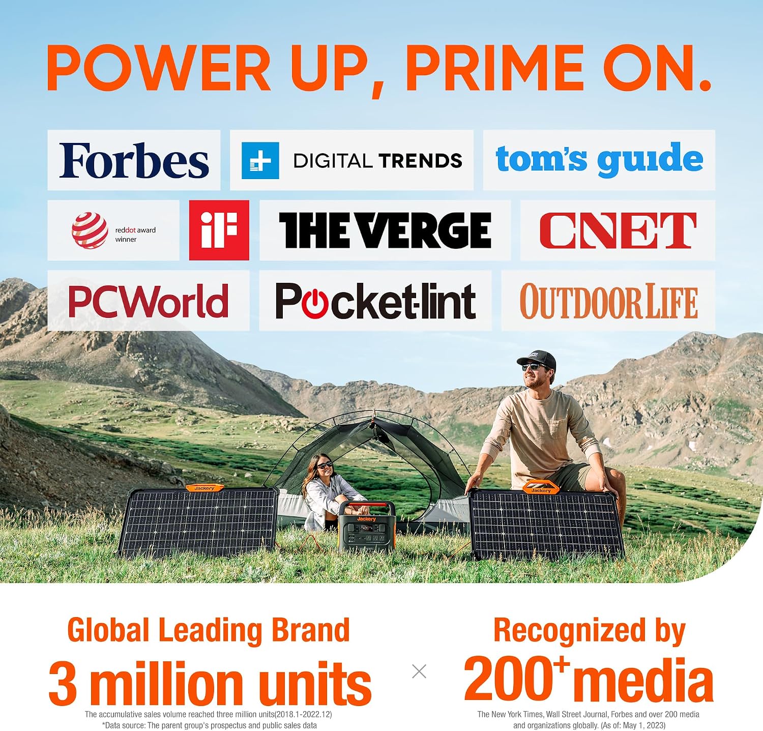 Jackery SolarSaga 80, Dual-Sided Panels Enhanced Power Generation Efficiency of 25%, IP68 Waterproof and Dustproof, Simple & Speedy Setup, Compatible with all Jackery Power Stations(Renewed)