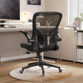 balmstar Ergonomic Office Chair, Mesh Desk Chair with Adjustable Lumbar Support and 90°-130° Recline, 350lbs High Back Computer Chair with Silent Wheels, Breathable Home Office Chair for Adult