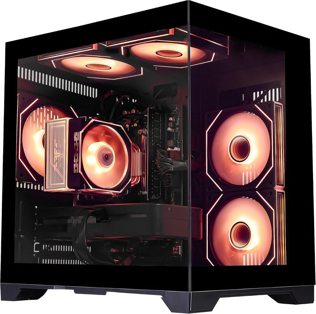 Ace Gaming PC Desktop- Intel Core i5 14400F 3.5 GHz 10-Core, GeForce RTX 5060 8GB, 16GB DDR4 RAM 3200MHz,1TB PCIe SSD, Wi-Fi & Bluetooth, Windows 11-Prebuilt Tower Gamer Computer-Black