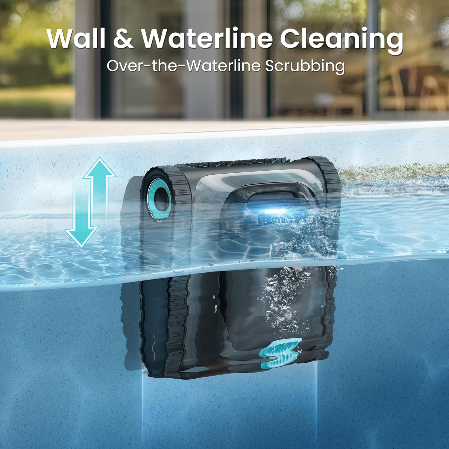 (2026 Upgrade) Aiper Scuba S1 Robotic Pool Cleaner, Weekly Custom Cleaning Plan, 270 Min Runtime, Over-the-Waterline Scrubbing, Smarter Navigation with 11 High-Precision Sensors, App Support-Gray
