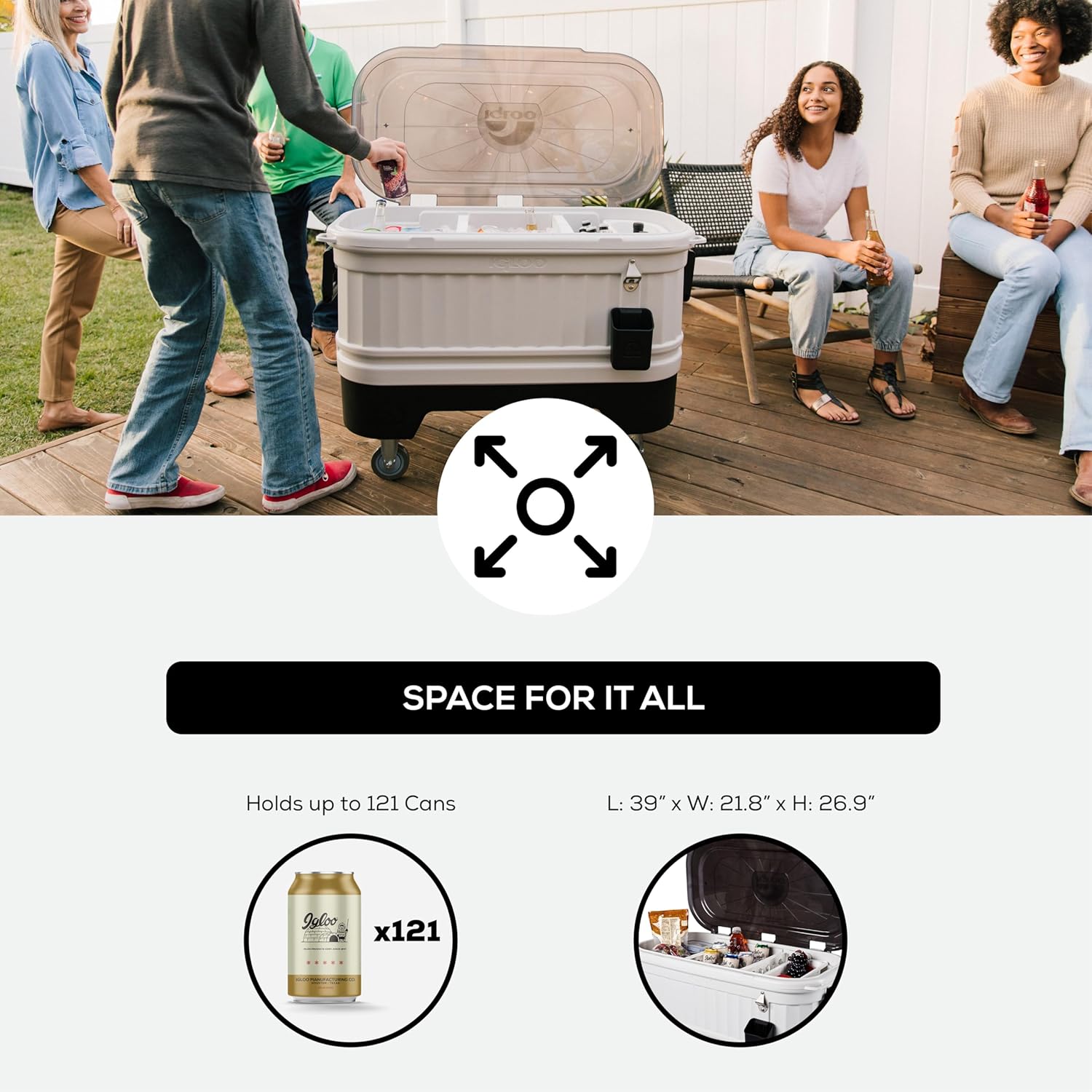 Igloo Hard Cooler | Polar & Party Bar Series | Insulated Ice Chests