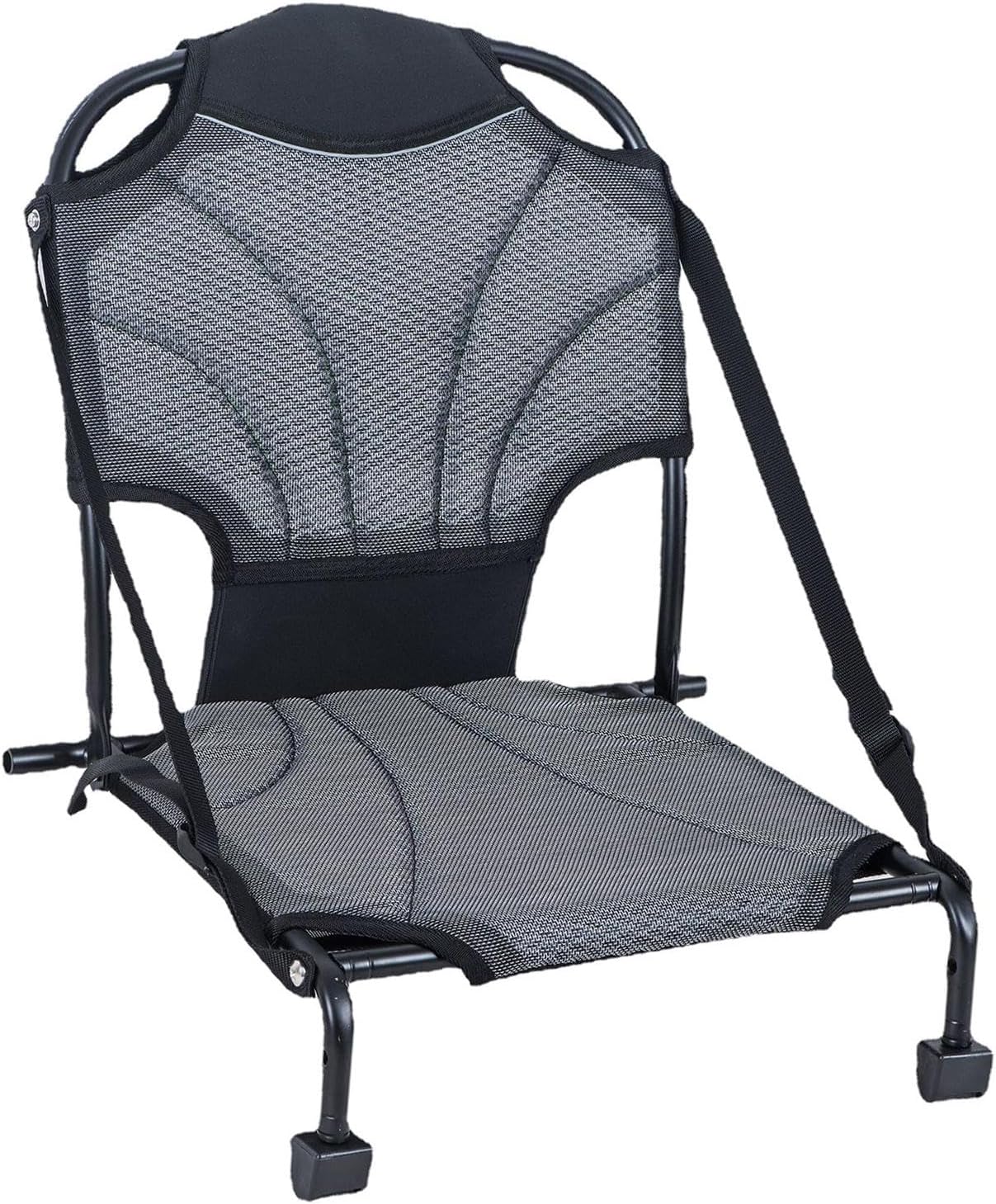 Folding Kayak Seat Fishing Seat Foldable Comfortable Backrest Support Portable with Back Support for Paddle Board Fishing