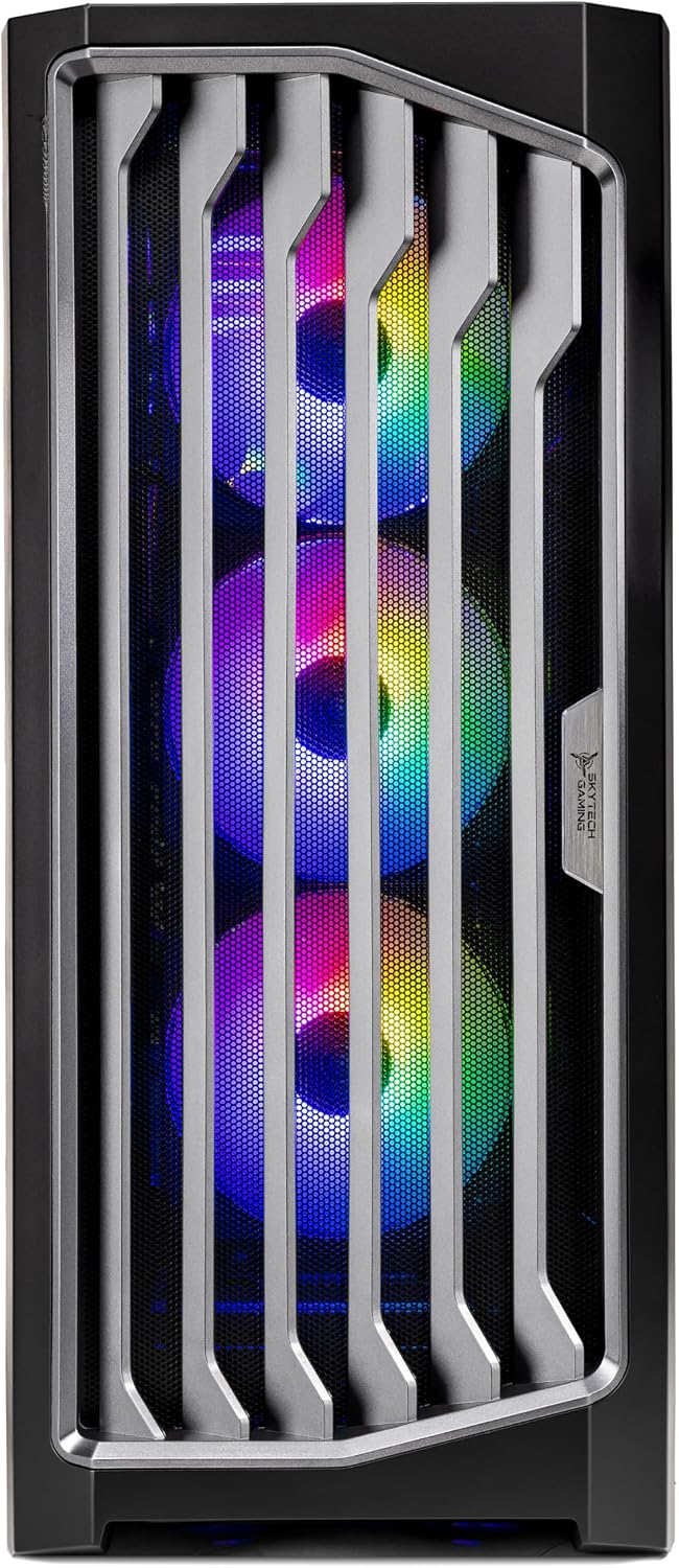 Skytech Gaming Legacy 4 Gaming PC, AMD Ryzen 7 9800X3D 4.7GHz, NVIDIA RTX 5090 32GB VRAM, X870 Board, 2TB Gen4 NVMe SSD, 64GB DDR5 RAM 6000, 1000W Gold ATX 3 PSU, 360 ARGB AIO, WI-FI 7, Windows 11