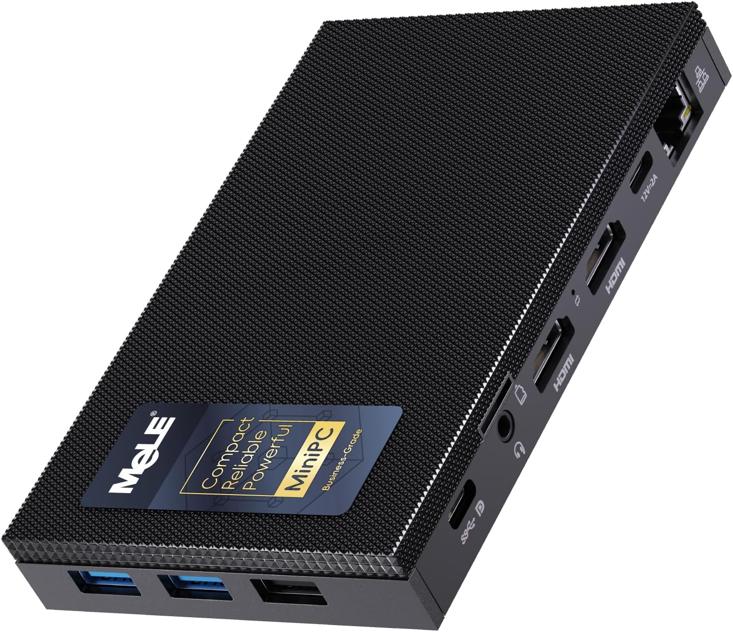 MeLE Fanless Mini PC Quieter 4C, N100 16GB RAM 512GB Storage Win 11 Mini Computers, Micro PC with Full-Functional USB-C, 2.4G/5G WiFi, 4K Triple Screen on Home, Office, Education, Astrophotography