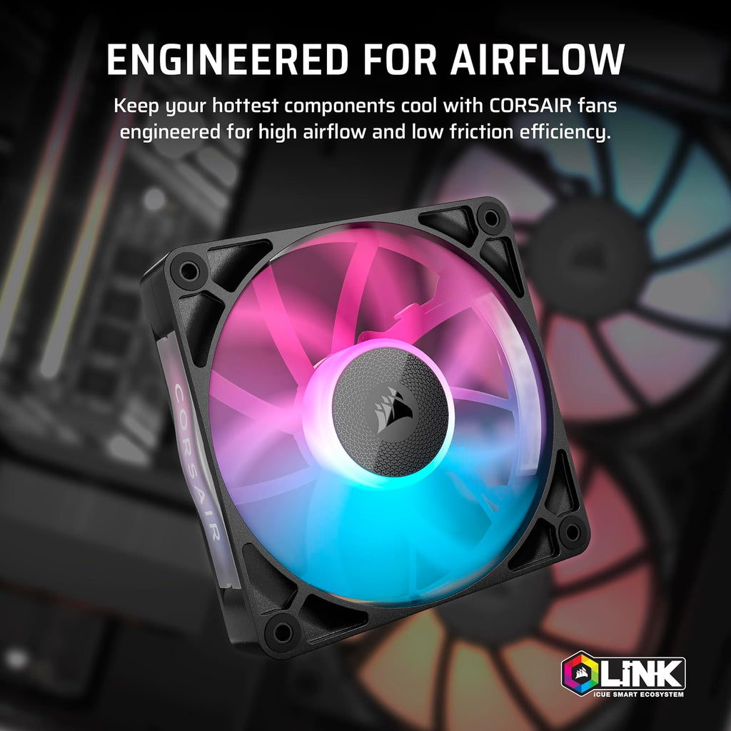 Corsair Vengeance a5100 Gaming PC – Liquid Cooled AMD Ryzen 7 7800X3D CPU – NVIDIA GeForce RTX 5080 GPU – 32GB Dominator Titanium RGB DDR5 Memory – 2TB M.2 SSD – Black