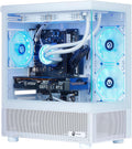 NINGMEI Gaming PC Desktop, AMD Ryzen 7 7800X3D 8 core 4.2GHz(up to 5.0GHz), GeForce RTX 5070 12GB, 32GB DDR5 RAM 6000MHz, 2TB NVME SSD, 750W PSU, Windows 11 Home 64-bit, White