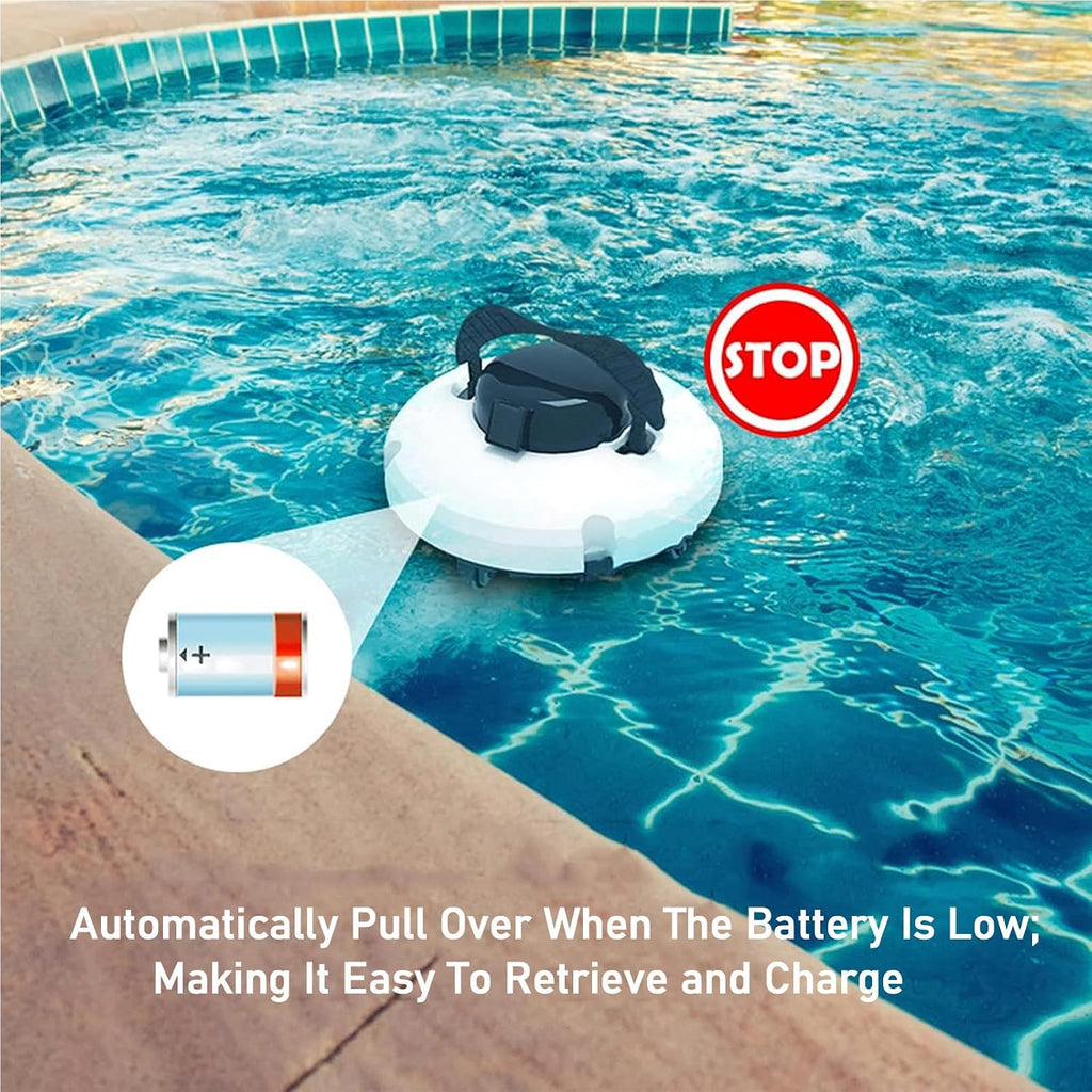 Above Ground and In-Ground Pools Wall Climbing Pool Cleaning Robot | Fully Automatic Pool Vacuum Cleaner - Intelligent Cordless Pool Cleaners