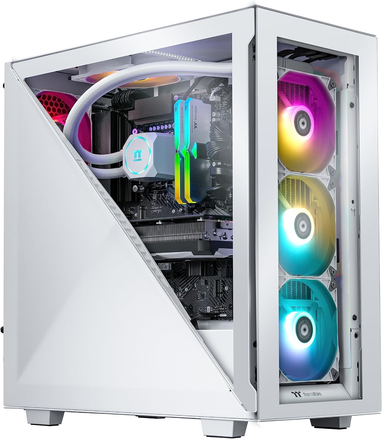 Thermaltake LCGS Avalanche i477T AIO Liquid Cooled CPU Gaming Desktop (Intel® Core™ i7-13700KF, 32GB DDR5 5600MT/s, NVIDIA® GeForce RTX™ 4070 Ti, 2TB NVMe M.2, WiFi) D3AV-Z790-47T-LCS