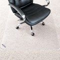 Marvelux Extra Thick Heavy Duty Polycarbonate Office Chair Mat & Floor Protector for Plush, High Pile & All Carpeted Floors & Hardwood Flooring, Clear Rectangular Chair Mat 46' x 53' x 1/5' Thick