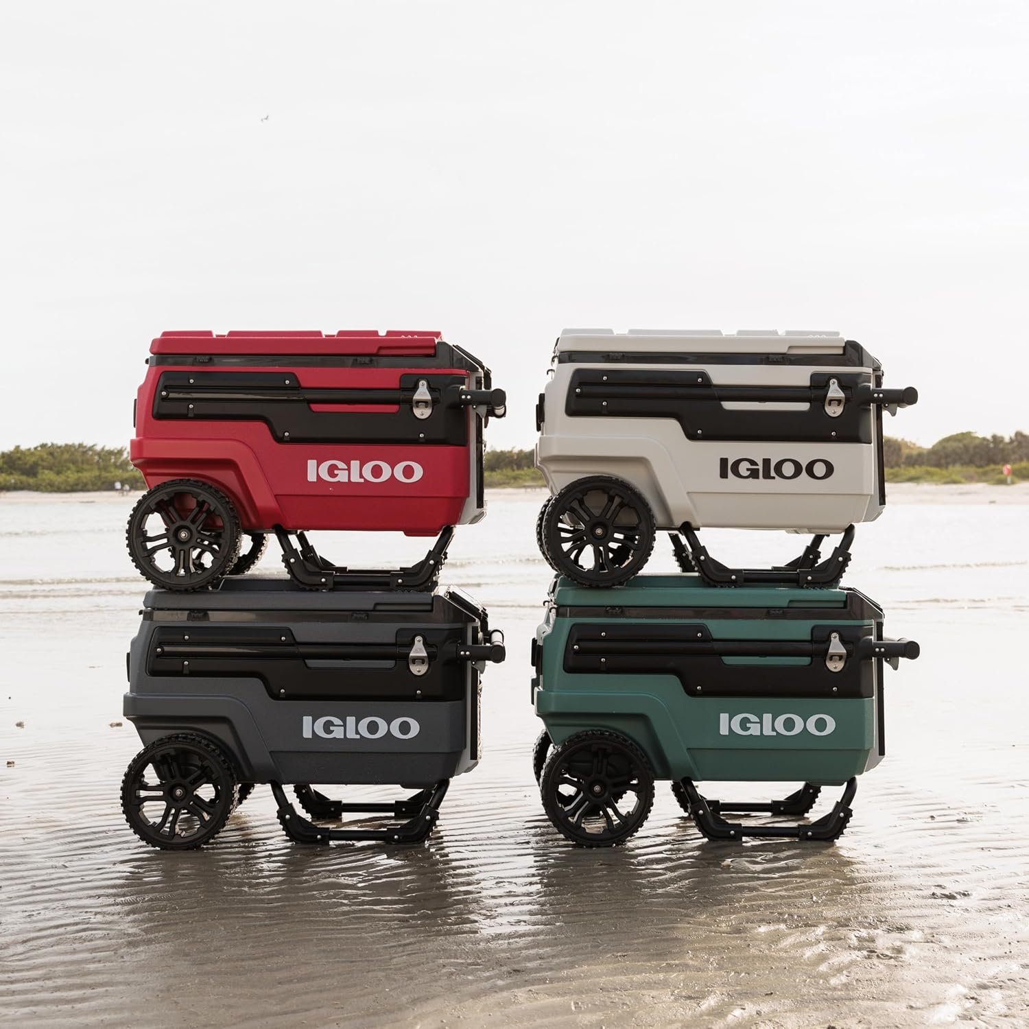Igloo Trailmate Journey 70Qt Wheeled Cooler | Insulated Hard Shell Ice Chest