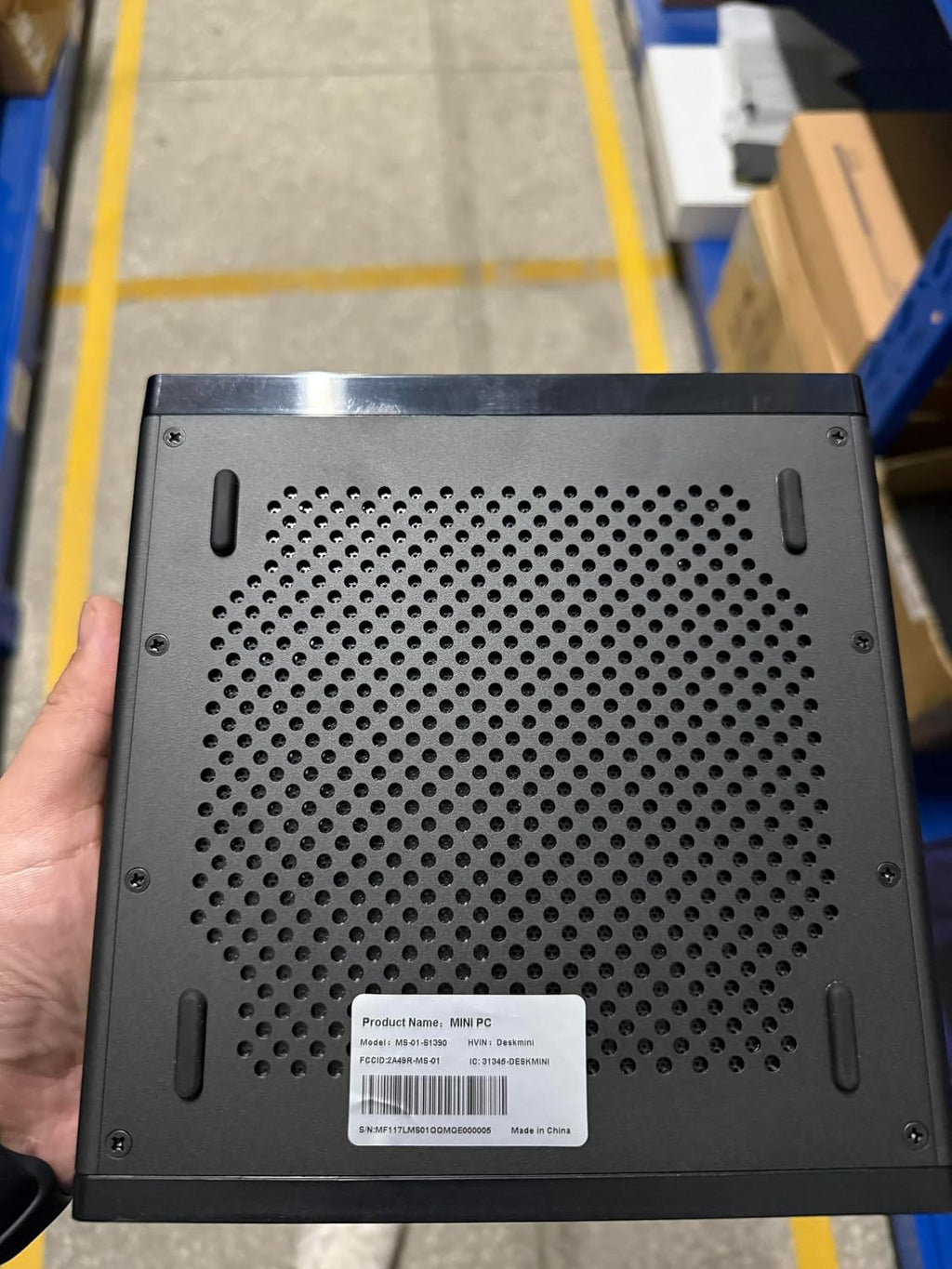 MINISFORUM MS-01-S1260 Mini PC,Intel Core i5-12600H,vPro Enterprise Support,32GB DDR5 1TB SSD,2x10Gbps SFP+LAN/2x2.5G RJ45/2xUSB4/HDIM/16xPCIe 4.0/M.2 NVMe SSD/U.2 NVMe SSD,Mini Computer