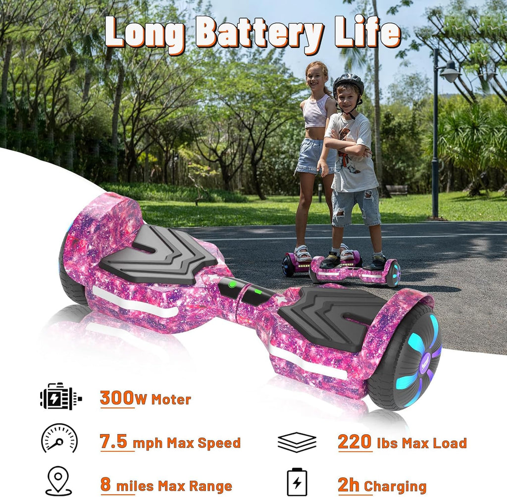 SIMATE Scooter, Bluetooth Speakers and LED Light-Up Wheels, APP Control, Dual 250W Motors, 8.5 mph Max Speed & 8.5 Miles Max Range, Gifts for Kids Adults Girls Boys