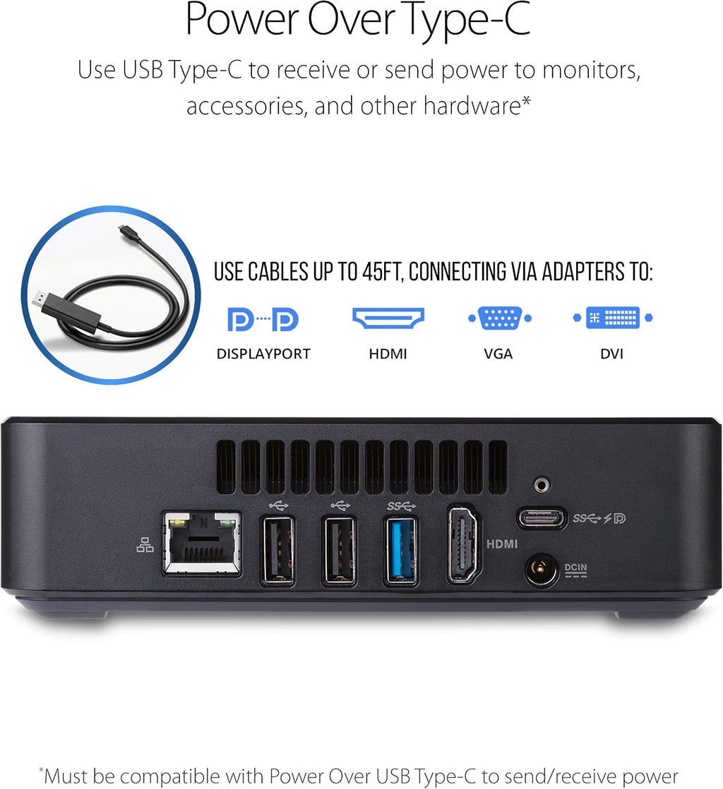 ASUS Chromebox 3 Mini PC with Intel Core i7-8550U Processor, 4K UHD Graphics and Power Over Type C (Renewed)