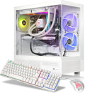 Thermaltake LCGS View 7896XS-270 Gaming Desktop (AMD Ryzen™ 7 7800X3D, ToughRam 32GB DDR5 6000MT/s RGB Memory, AMD Radeon™ RX 9060 XT 16GB, 1TB NVMe M.2, WiFi, Windows 11) V27S-B65K-96X-LCS