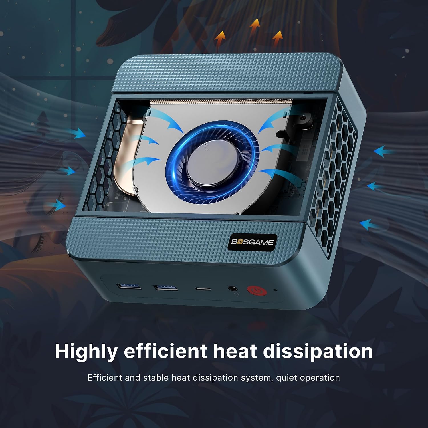 BOSGAME P2 Mini PC, Intel Alder Lake Core I7 12700H W 11 Pro Mini Computers, USB4(Support Thunderbolt 4), 32GB DDR4, 512GB NVMe SSD, Dual 2.5GbE LAN, WiFi 6E, Bluetooth 5.2