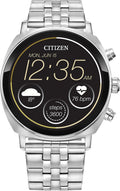 Citizen CZ Smart PQ2 41MM Unisex Smartwatch with YouQ App with IBM Watson® AI and NASA Research, Wear OS by Google, HR, GPS, Fitness Tracker, Amazon Alexa™, iPhone Android Compatible, IPX6 Rating
