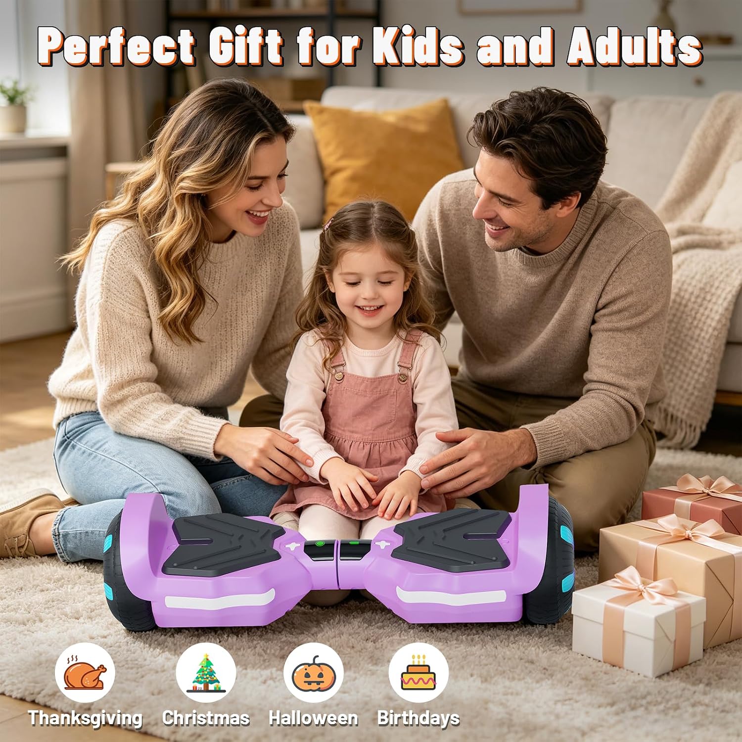 SIMATE Scooter, Bluetooth Speakers and LED Light-Up Wheels, APP Control, Dual 250W Motors, 8.5 mph Max Speed & 8.5 Miles Max Range, Gifts for Kids Adults Girls Boys