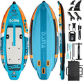 DAMA Triple Chamber SUP Inflatable Stand Up Paddle Board 10'8'*47', Extra Wide Paddle Boards for Adults, Fishing Paddle Board with 3 Removable Fins, 2 Fishing Rod Holders, Kayak Paddle,Portable Bag