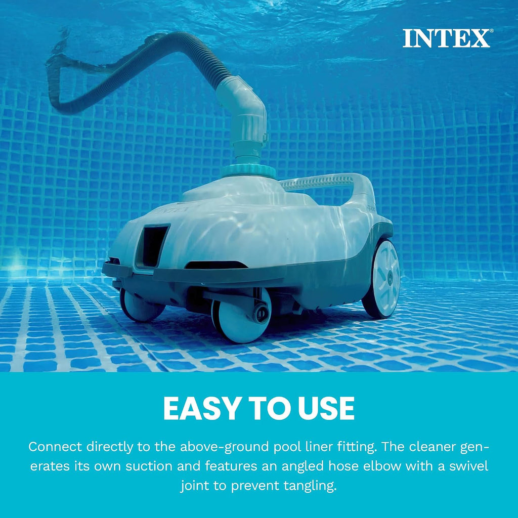 INTEX 26367EH Ultra XTR 24ft x 12ft x 52in Above Ground Swimming Pool Set with Sand Filter Pump and Deluxe Automatic Vacuum Cleaner
