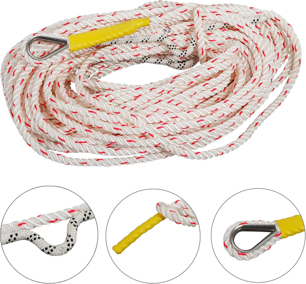 Box Anchor Kit 13LBS/19LBS/25LBS, Boat Anchor with 16.5 Feet Elastic Rope & 100 Feet Nylon Rope, Hot-Dipped Galvanized Folding Boat Slide Cube Anchor (Box Style) Suitable for Boats