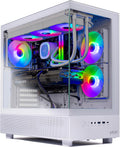 Skytech Azure Gaming PC Desktop, Ryzen 7 7800X3D 4.2 GHz (5GHz Turbo Boost), NVIDIA RTX 5070 Ti 16GB GDDR7, 1TB Gen4 SSD, 32GB DDR5 RAM 6000 RGB, 850W Gold ATX 3.0 PSU, 360mm ARGB AIO, Wi-Fi, Win 11