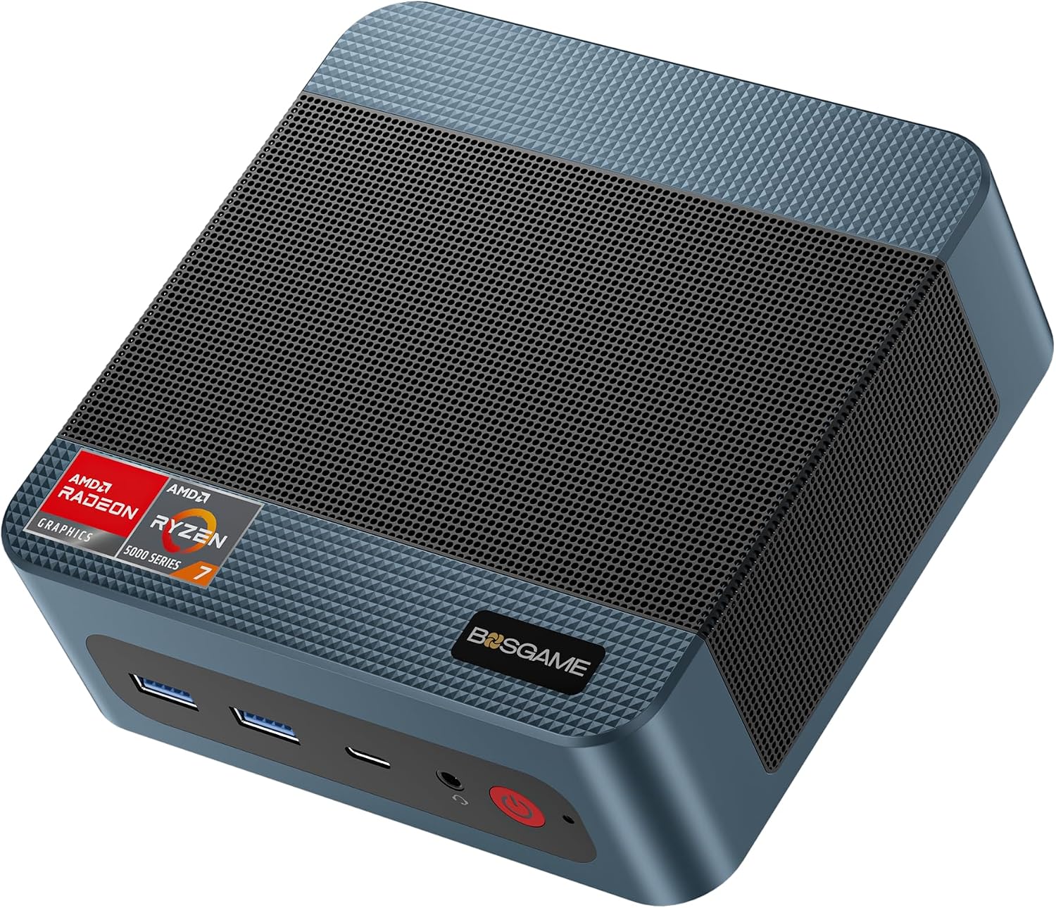 BOSGAME P3 Lite 8K USB4 Mini PC, Ryzen 7 6800H, 32GB DDR5 4800MHz 1TB PCIe4.0 SSD Light Gaming PC, Dual 2.5G LAN, WiFi 6E, BT 5.2, Triple Display, Home Office Business Use