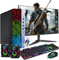 Windows 11 Pro Gaming Desktop PC HP G3 RGB – Intel i7 6th Gen Processor, 16GB DDR4 Ram, 1TB SSD, NVIDIA GeForce GT 1030 DDR5, 22 Inch Monitor – Wi-Fi – Computer Tower for PC Gamer (Renewed)