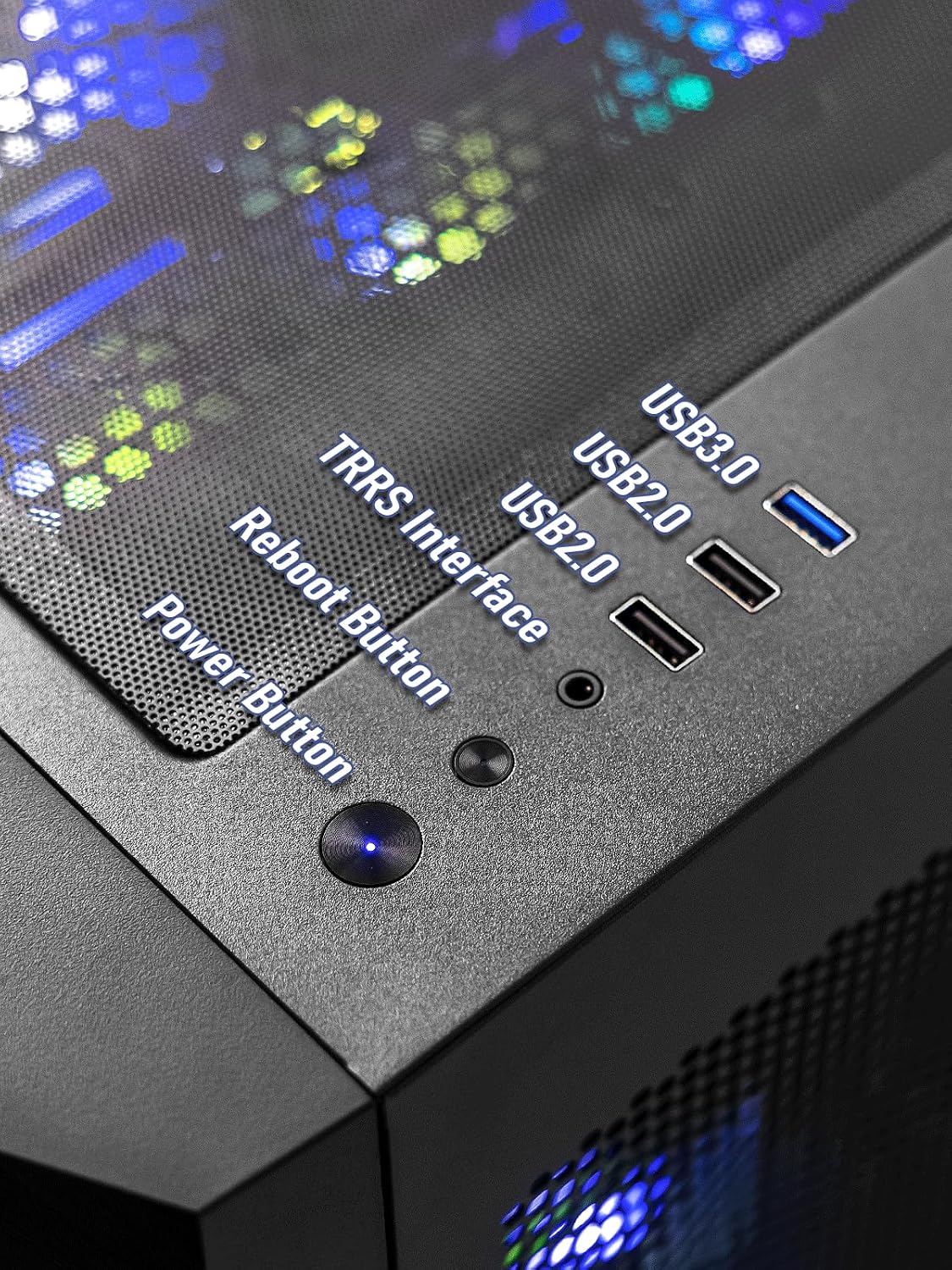 Gaming PC Desktop, Intel i7-14790F up to 5.4GHz, GeForce RTX 5060 Ti 8GB, 16GB DDR4 RAM, 1TB NVMe SSD, WiFi 6, Bluetooth 5.4, Liquid Cooling, 9 ARGB Fans, 650W PSU, Windows 11 Pro