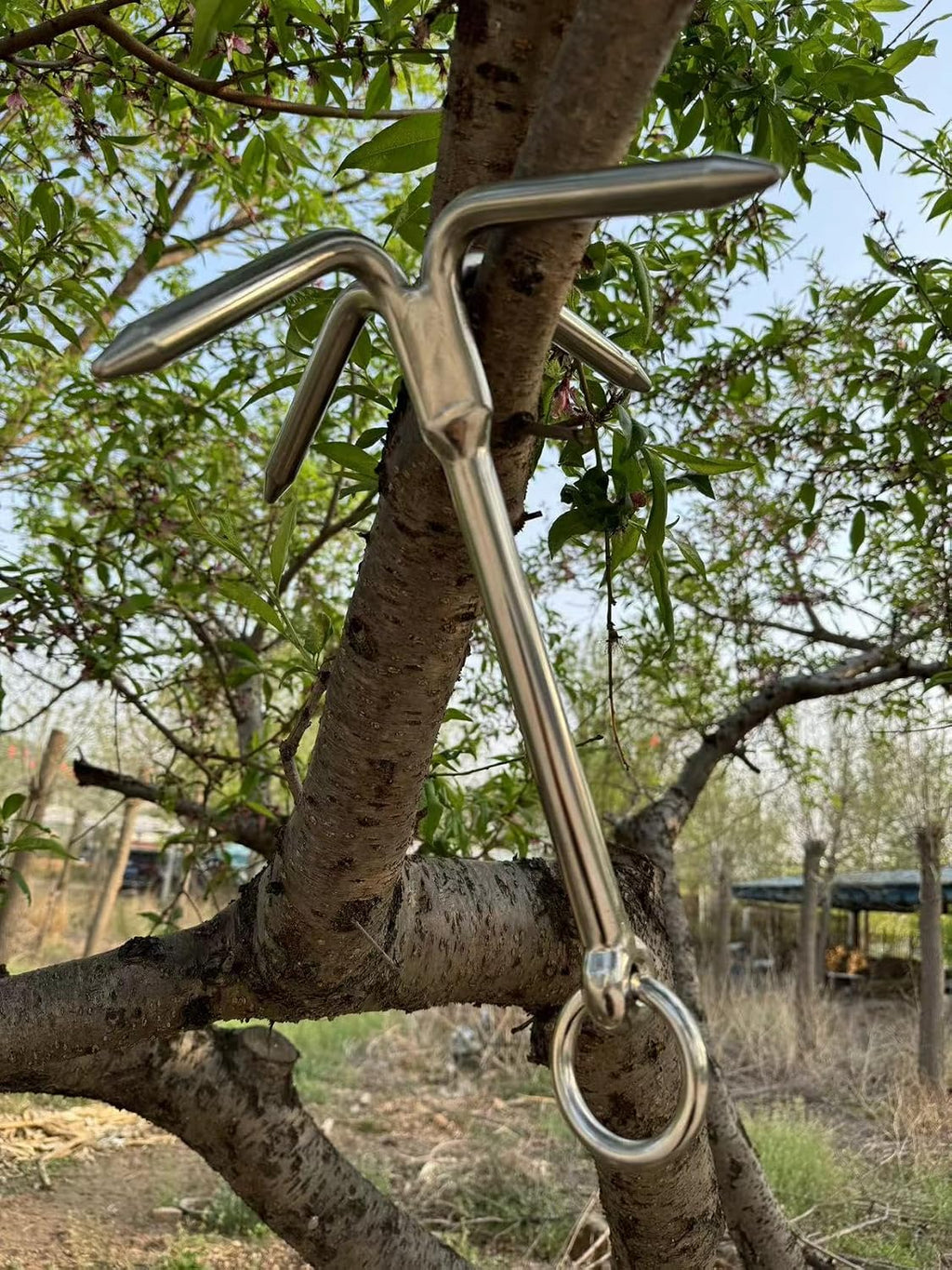14.5' Grappling Hook Heavy Duty with 4-Claw Grapnel Anchor Stainless Steel 316 for Anchor Retrieving,Outdoor Hiking,Tree Limb Removal,Boat Anchor,Kayaks,Inflatables and Skiffs