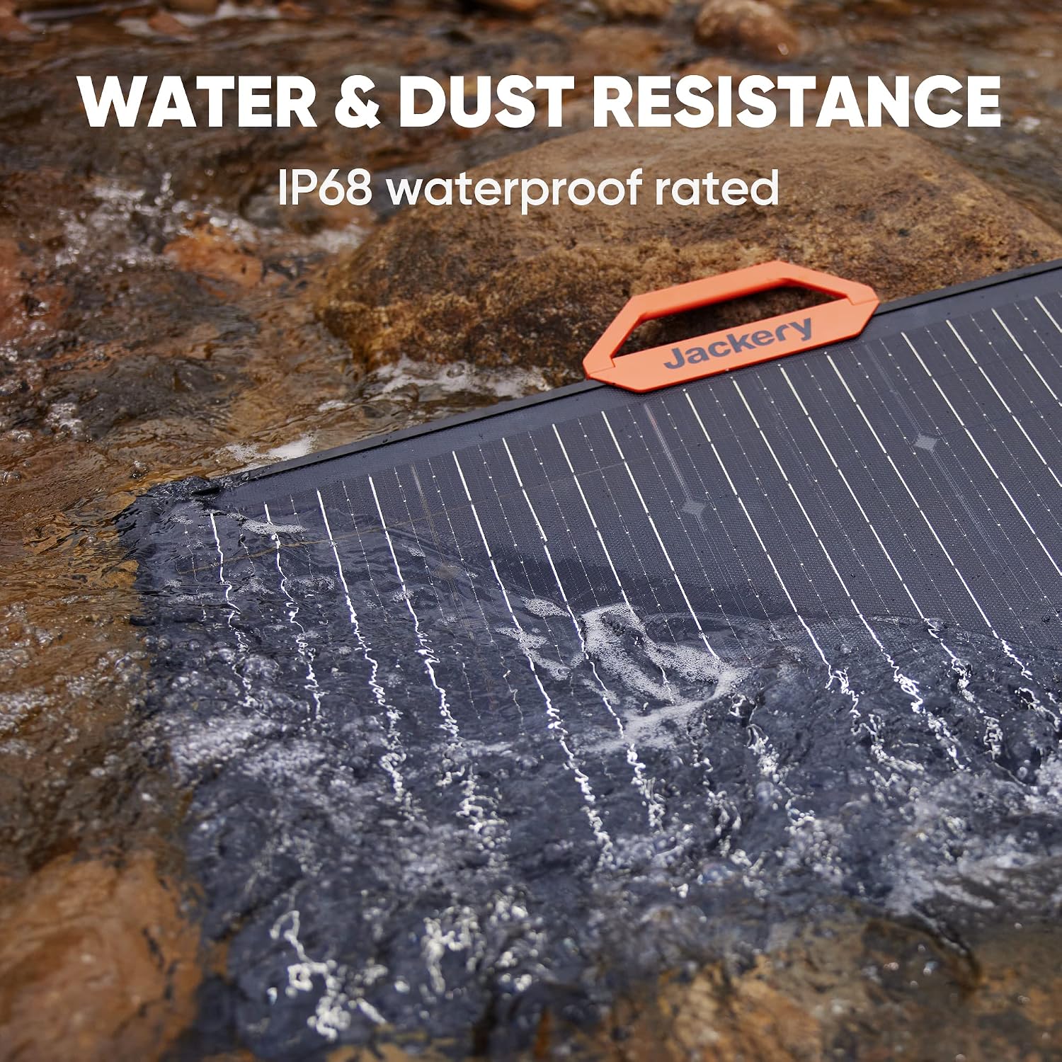 Jackery SolarSaga 80, Dual-Sided Panels Enhanced Power Generation Efficiency of 25%, IP68 Waterproof and Dustproof, Simple & Speedy Setup, Compatible with all Jackery Power Stations(Renewed)